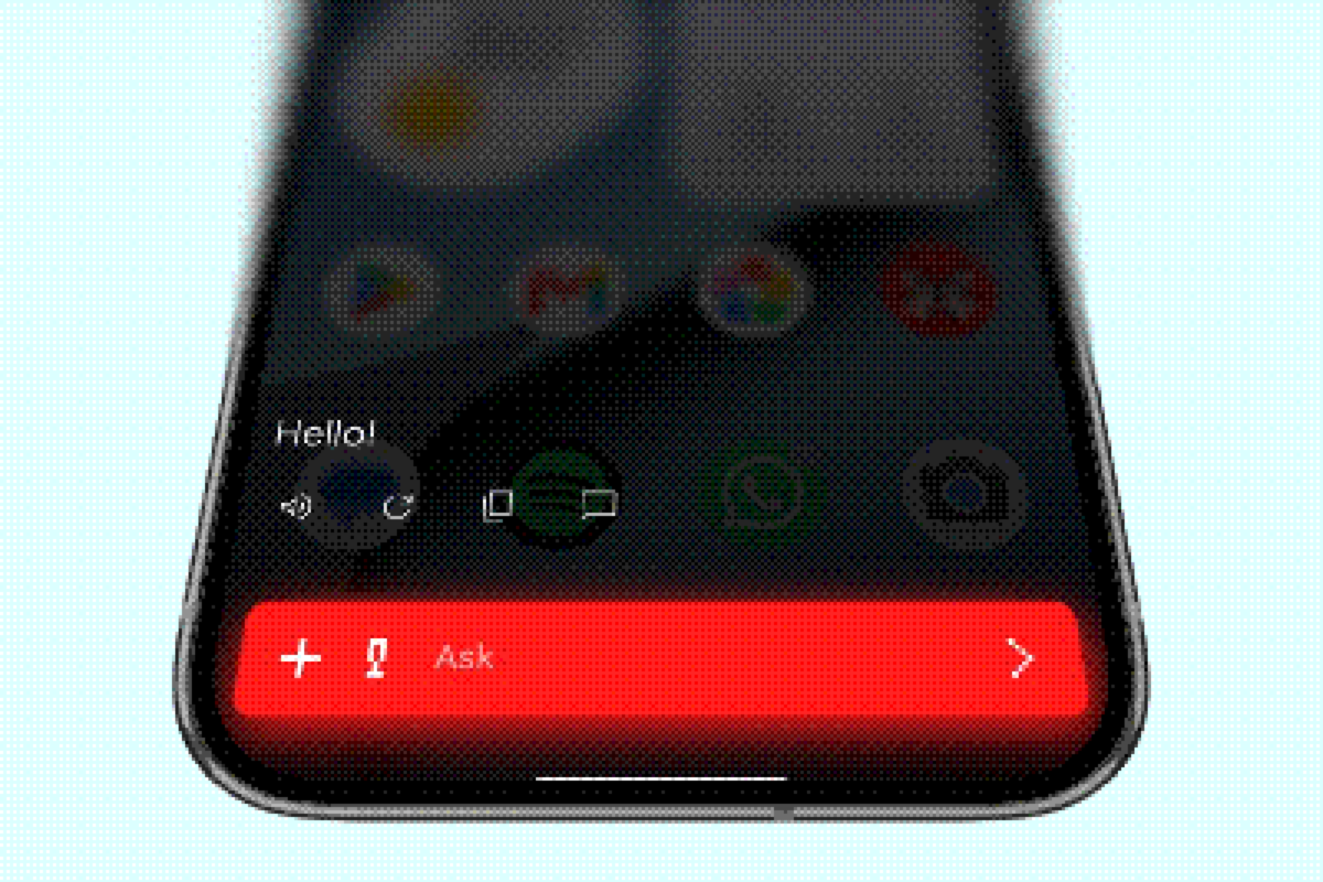 Maestro assistant overlay above an app