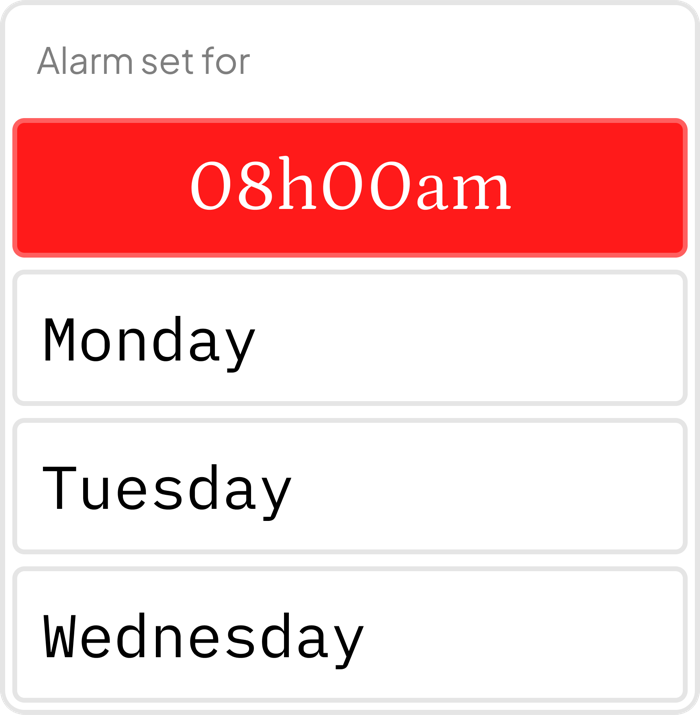 Alarm